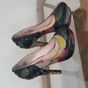 Y2k 90s Betsey Johnson pumps platforms Ditan size 7 grunge punk